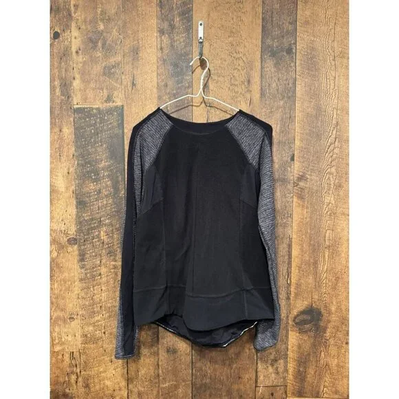 Lululemon Run: Bold In The Cold Long Sleeve Black Size 6 - Picture 2 of 5
